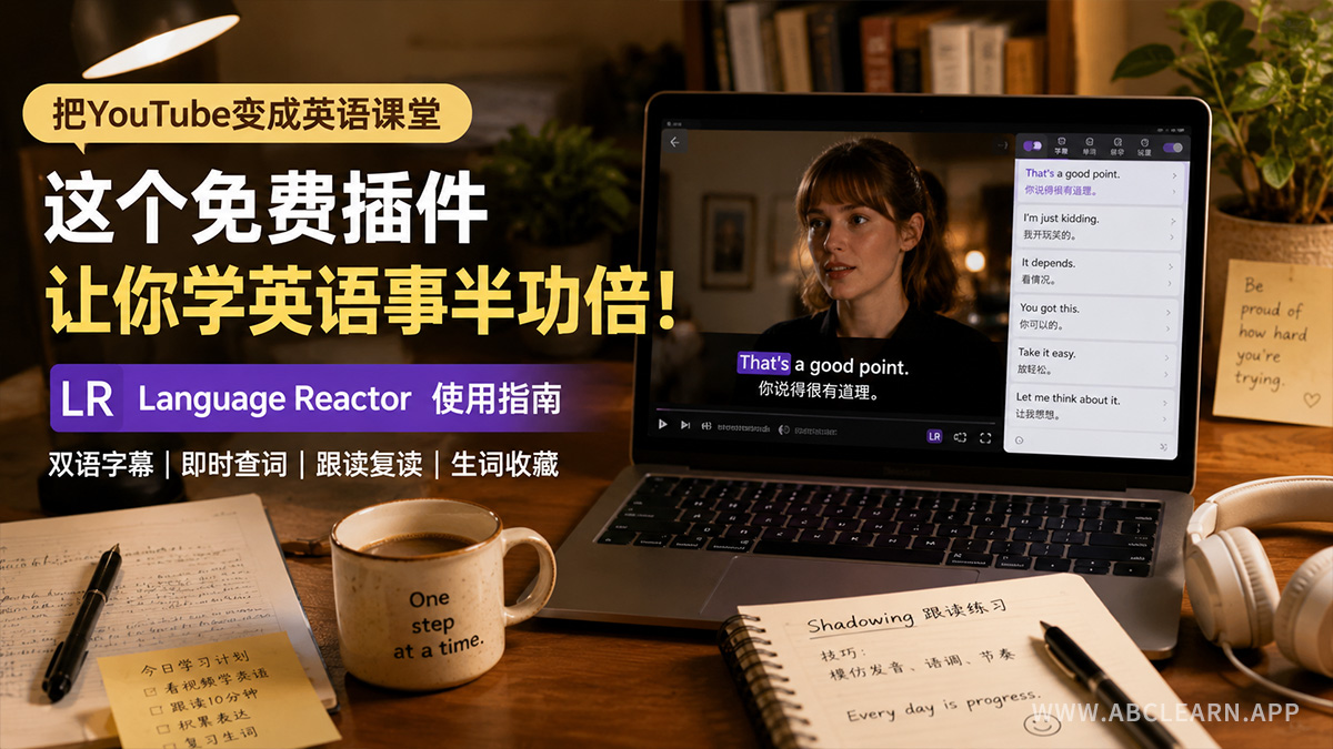 把YouTube变成英语老师：一个被低估的学习神器